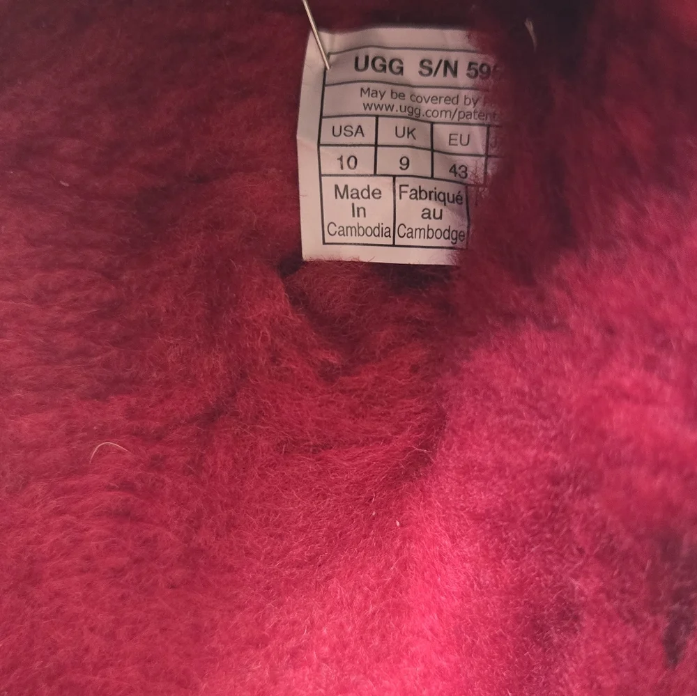 UGG Red Suede Clogs - Picture 7 of 7